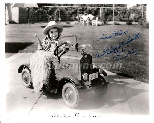 Dorothy DeBorba "Echo" in the Little Rascals Original Autograph w/ COA - Click Image to Close